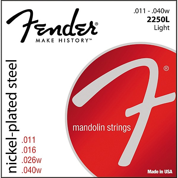 Fender Nickel-Plated Steel Mandolin Strings - Light