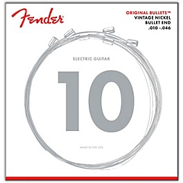 Fender 3150R Original Bullets Pure Nickel Wound Electric Guitar Strings - Regular