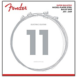 Fender 3250M Nickel-Plated Steel Bullet End Electric Strings - Medium