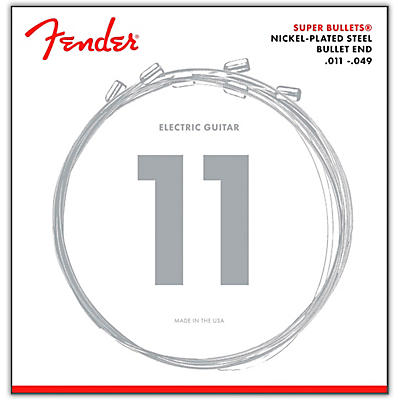 Fender 3250M Nickel-Plated Steel Bullet End Electric Strings Medium for sale