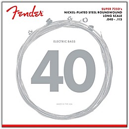 Fender 7250-5L Super Bass Nickel-Plated Steel Long Scale 5-String Bass Strings - Light