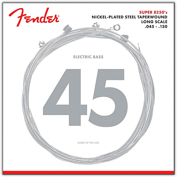 Fender 8250-5M Nickel-Plated Steel Taperwound 5-String Bass Strings - Medium
