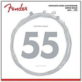 Fender 9050M Stainless Steel Flatwound Long Scale Bass Strings - Medium