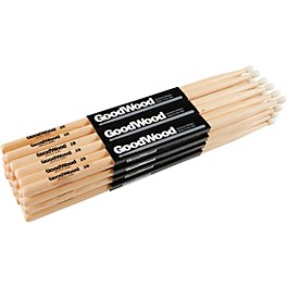 Goodwood Hickory Drum Sticks 12-Pack 5B Nylon Goodwood Hickory Drum Sticks 12-Pack 2B Nylon