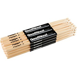 Goodwood Hickory Drum Sticks 12-Pack 5B Wood Goodwood Hickory Drum Sticks 12-Pack 5B Wood