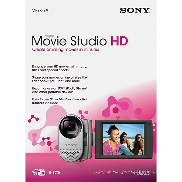 Sony Vegas Movie Studio HD Software