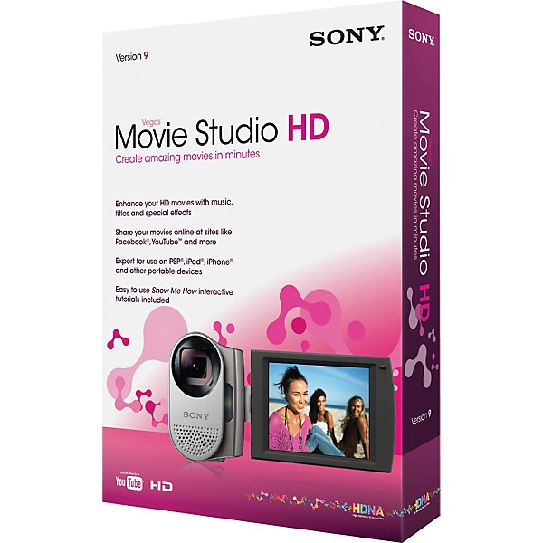 Sony Vegas Movie Studio HD Software