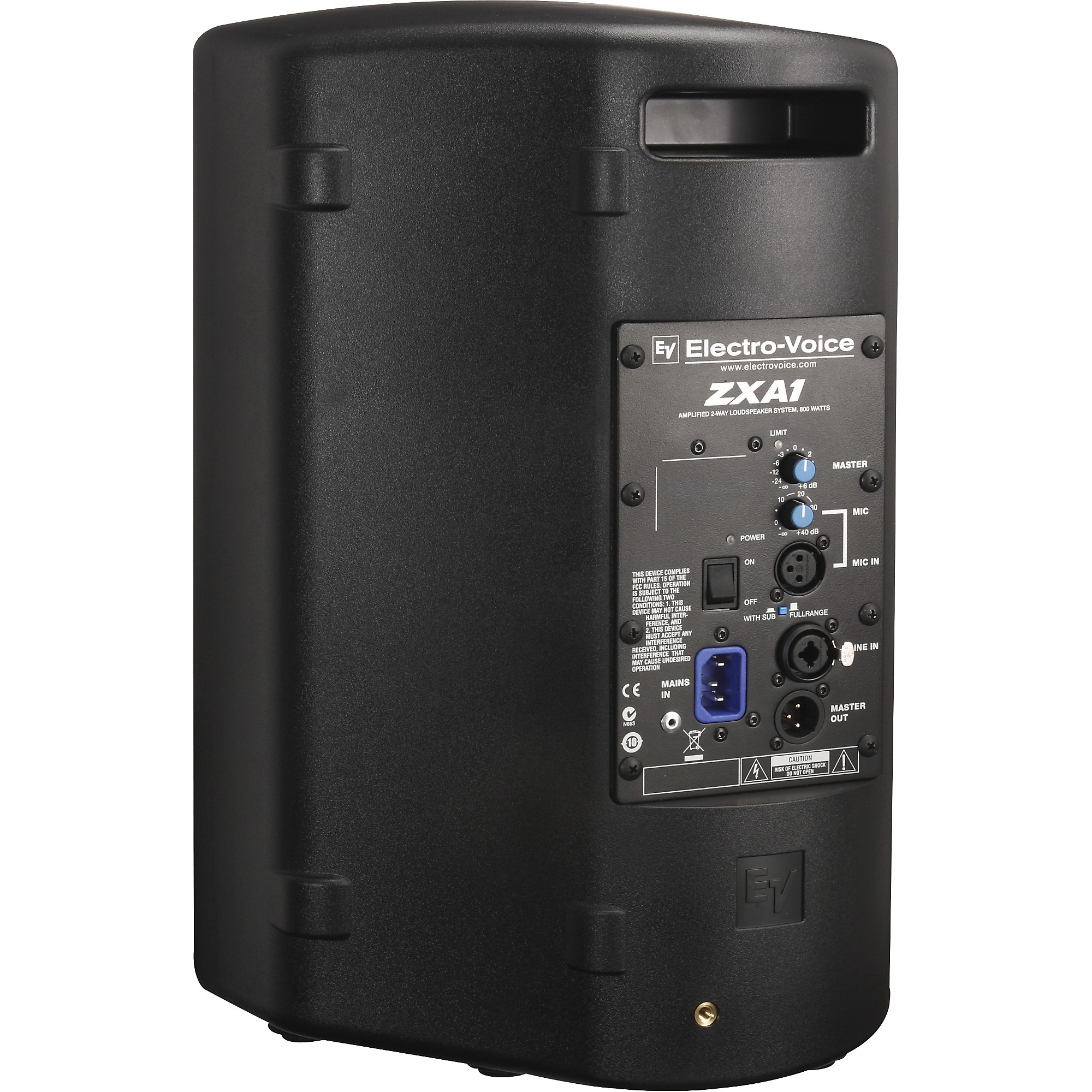 Electro-Voice ZXA1-90 Powered PA Speaker Black Guitar Center