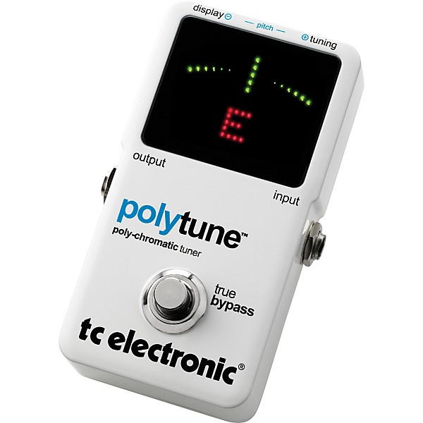 tc electronic polytune チューナー Open Box TC Electronic Polytune Chromatic Pedal Tuner | Guitar Center
