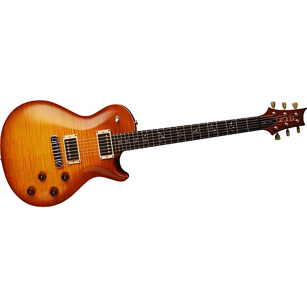 PRS SC 245 Electric Guitar with Ten Top, Bird Inlays, and Wide Fat Neck McCarty Sunburst