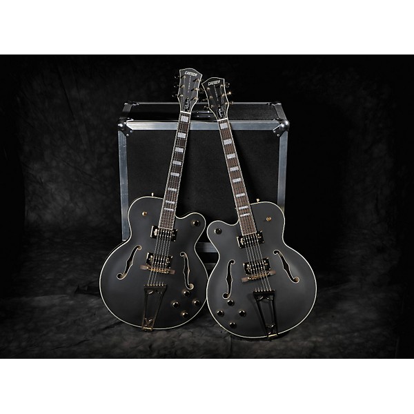 Open Box Gretsch Guitars G5191 Tim Armstrong Electromatic Hollowbody Electric Guitar Level 2 Black 194744184574