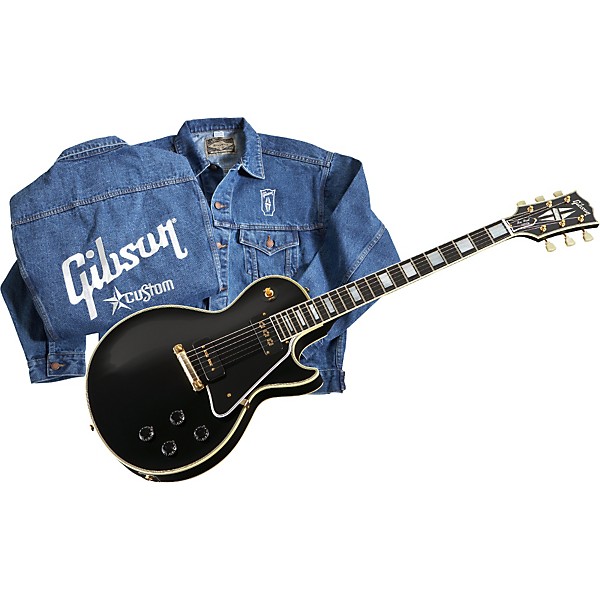Gibson Custom 1955 Les Paul Custom Historic Prototype Electric Guitar Ebony