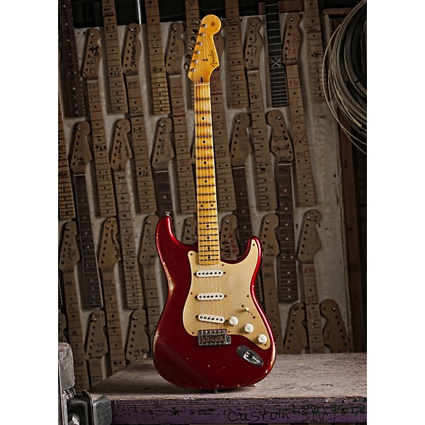 Fender Custom Shop LTD - Q1 Limited '1958 Stratocaster Relic Electric Guitar Candy Apple Red