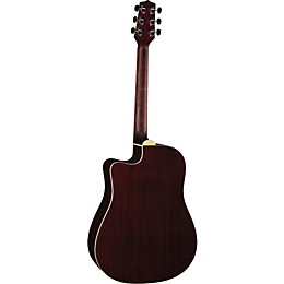 Jasmine ES35C Dreadnought Acoustic-Electric Guitar Wine Red