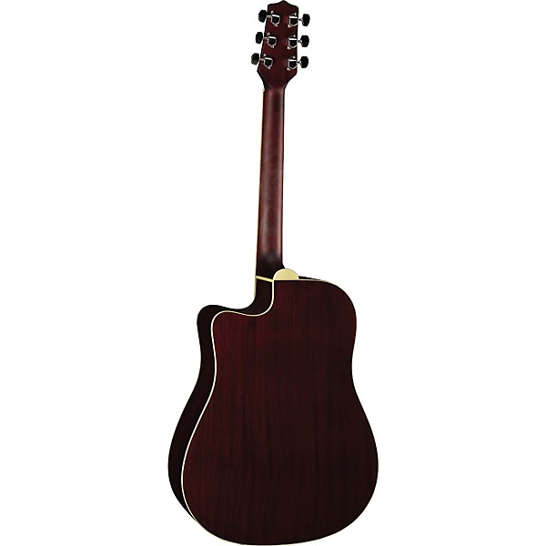 Jasmine ES35C Dreadnought Acoustic-Electric Guitar Wine Red
