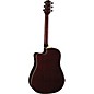 Jasmine ES35C Dreadnought Acoustic-Electric Guitar Wine Red