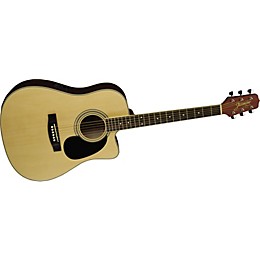 Jasmine ES35C Dreadnought Acoustic-Electric Guitar Natural