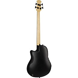Open Box Ovation Elite TX Mid Depth Acoustic-Electric Bass Level 2 Black 190839184610