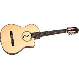 Open Box Manuel Rodriguez Model B Cutaway Boca M.R. Nylon-String Acoustic-Electric Guitar Level 1