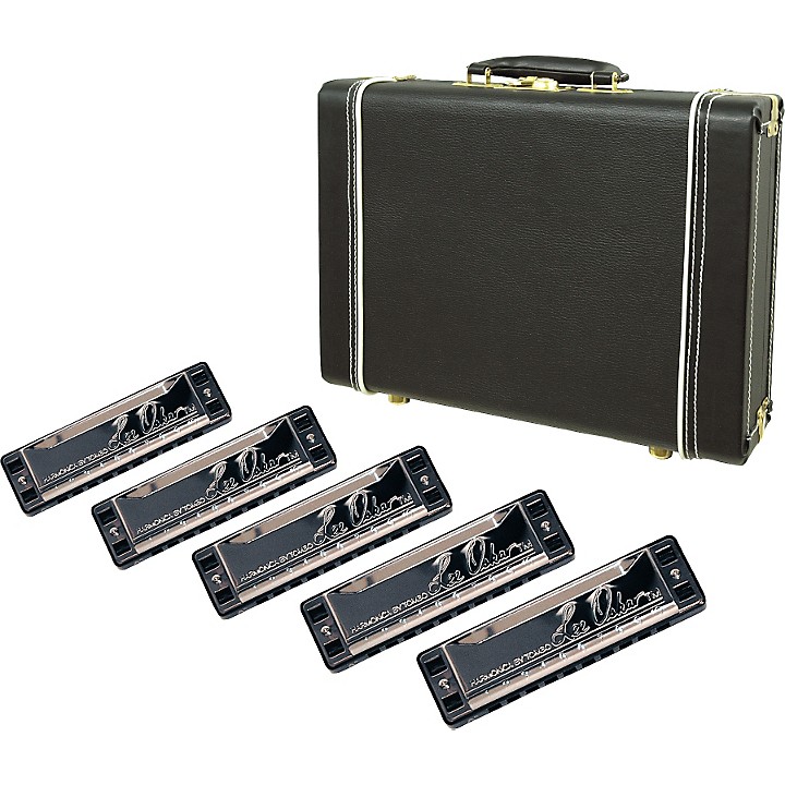 Lee Oskar Harmonica 5Pack with Case Guitar Center