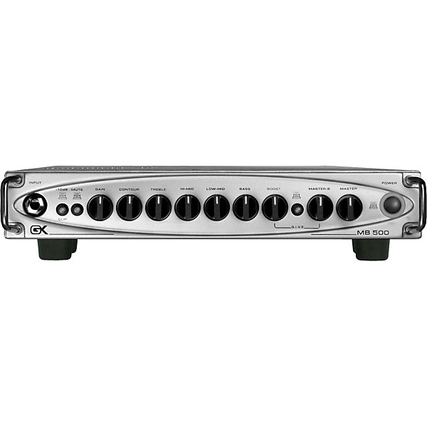 Open Box Gallien-Krueger MB500 500W Ultra Light Bass Amp Head Level 2  888365513744