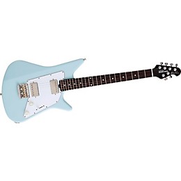Open Box Ernie Ball Music Man Albert Lee HH Hardtail Electric Guitar Level 1 Powder Blue