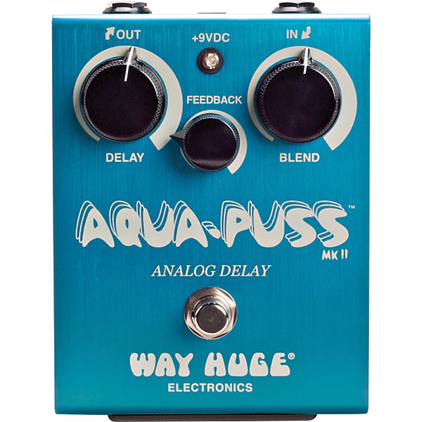 Open Box Way Huge Electronics Aqua-Puss MkII Analog Delay Guitar Effects Pedal Level 1