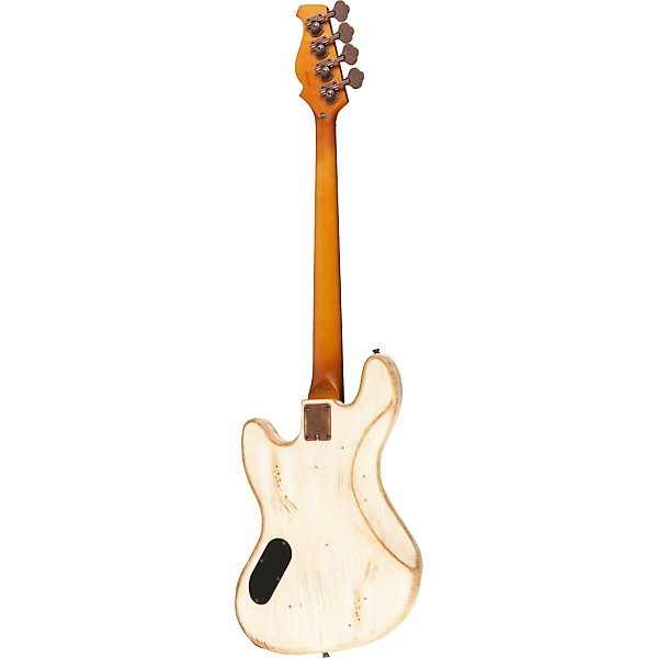 AXL Badwater Capricorn Electric Bass Guitar Off White AXL Badwater Capricorn Electric Bass Guitar Off White