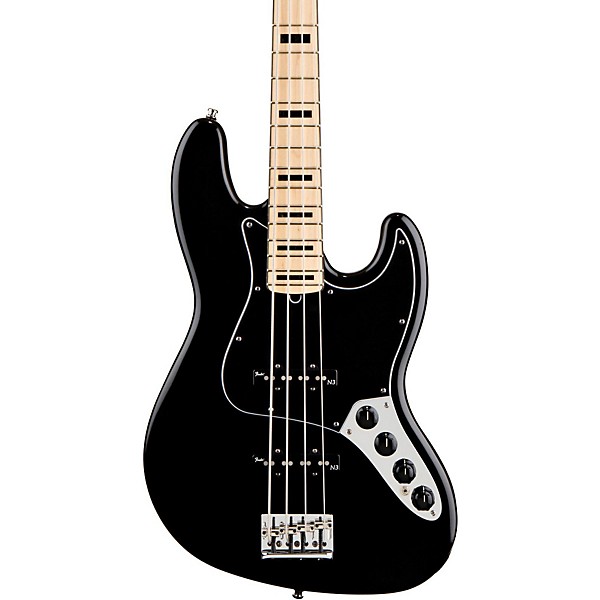 Open Box Fender American Deluxe Jazz Bass Level 2 3-Tone Sunburst. Rosewood Fretboard 888365537535