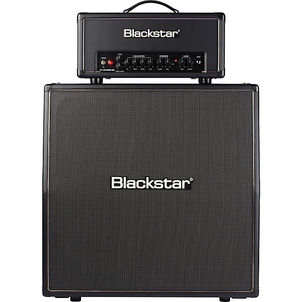 Open Box Blackstar Venue Series HTV-412 360W 4x12 Guitar Speaker Cabinet Level 2 Black, Slant 888365505114