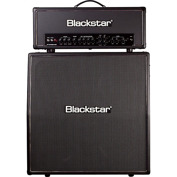 Open Box Blackstar Venue Series HTV-412 360W 4x12 Guitar Speaker Cabinet Level 2 Black, Slant 888365505114