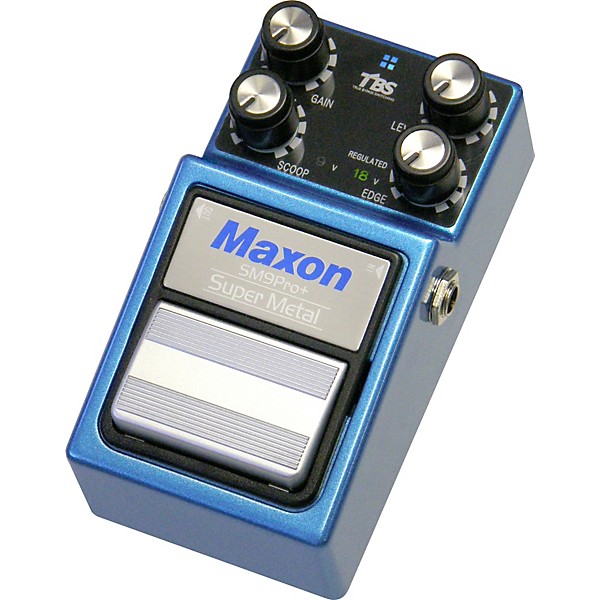 Maxon SM-9 Pro+ Super Metal Distortion Guitar Effects Pedal