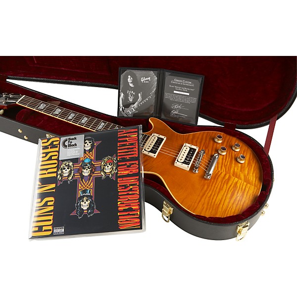 Gibson Custom Slash Signature Appetite for Destruction VOS Les Paul Electric Guitar Appetite Amber