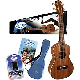 Open Box Lanikai LKP-C Koa Concert Ukulele Pack Natural | Guitar