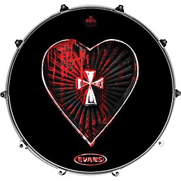 Evans Inked by Evans Alchemy Series Kick Drumhead 24 in. SOLARIS CHART
