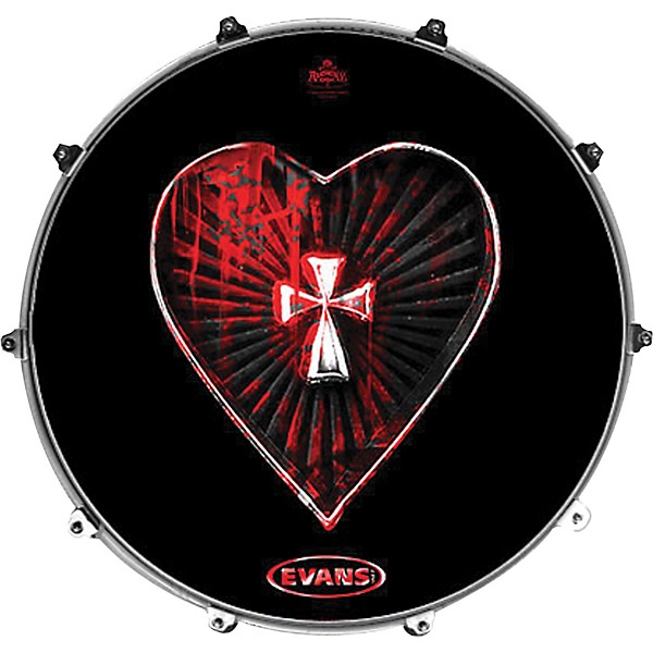 Evans Inked by Evans Alchemy Series Kick Drumhead 24 in. SOLARIS CHART