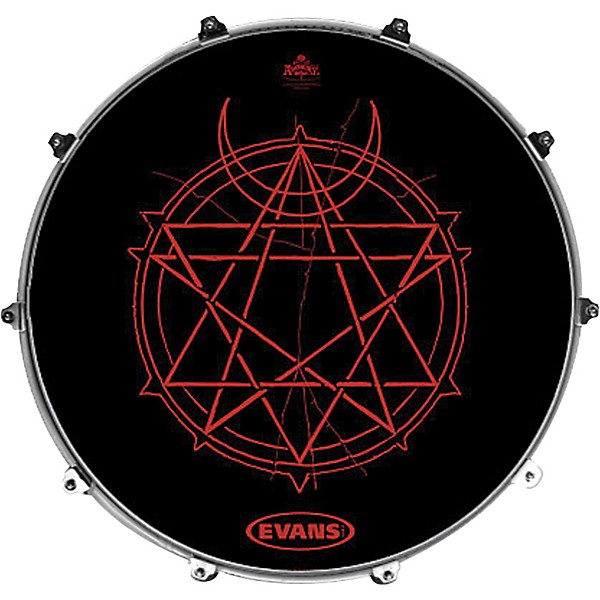 Evans Inked by Evans Alchemy Series Kick Drumhead 24 in. SOLARIS CHART
