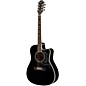 Open Box Epiphone Dave Navarro Signature Model Acoustic-Electric Guitar Level 2 Ebony 888366039595