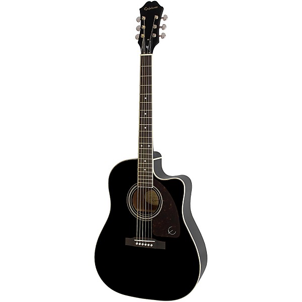 Epiphone J-45 EC Studio Acoustic-Electric Guitar Ebony