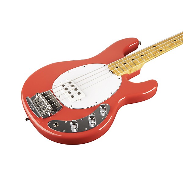 Ernie Ball Music Man Classic Stingray 4 Electric Bass Guitar Coral
