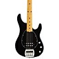 Open Box Ernie Ball Music Man Classic Sterling 4 Electric Bass Guitar Level 1 Black Maple Fretboard with Birdseye Maple Neck thumbnail