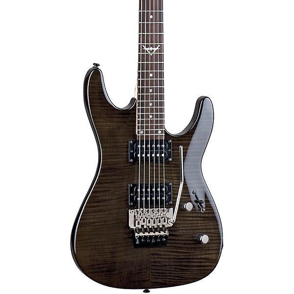 Open Box Dean Custom 350F Electric Guitar Level 2 Transparent Black 190839623843