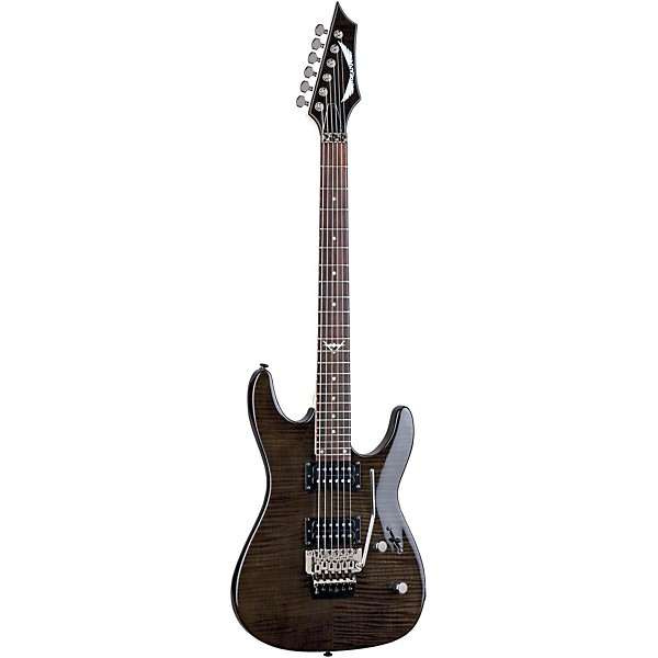 Open Box Dean Custom 350F Electric Guitar Level 2 Transparent Black 190839623843