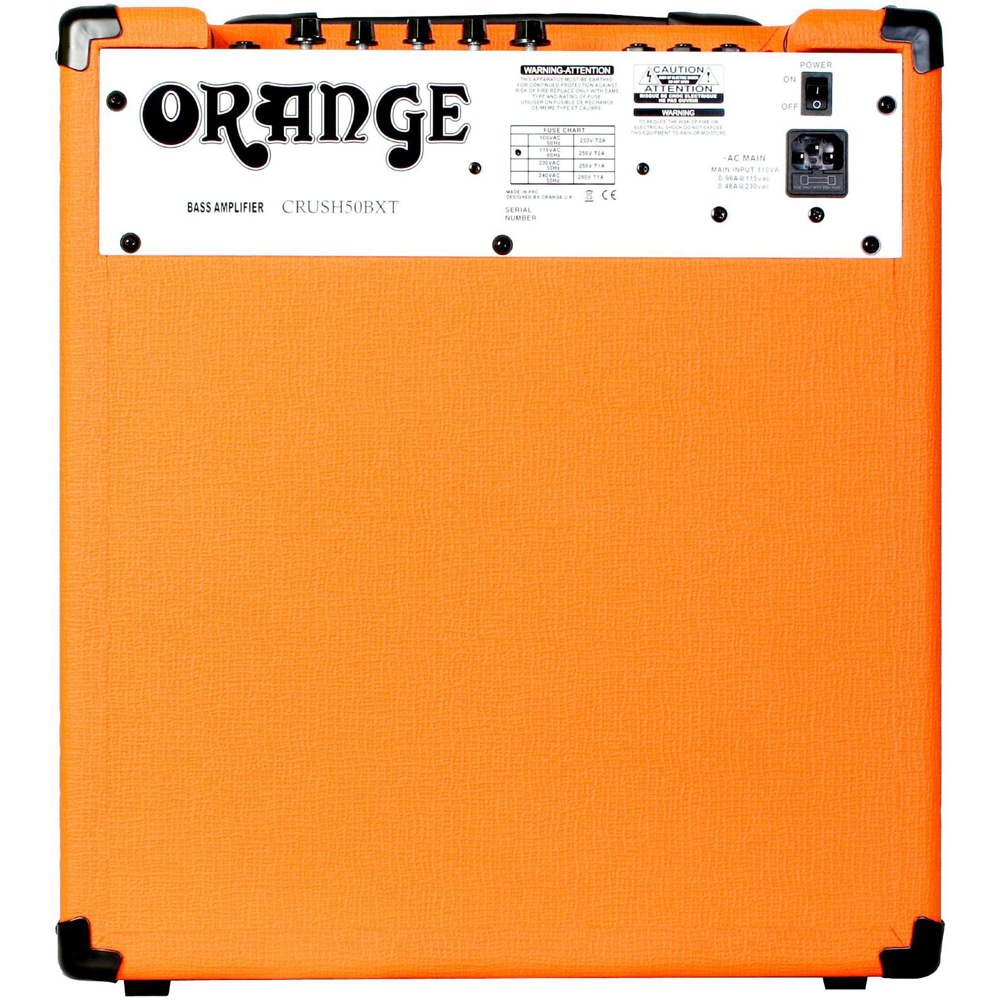 Restock Orange Amplifiers Crush PiX CR50BXT 50W 1x12 Bass Combo
