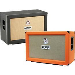 Open Box Orange Amplifiers PPC Series PPC212-C 120W 2x12 Closed Back Guitar Speaker Cabinet Level 2 Black, Straight 190839145901