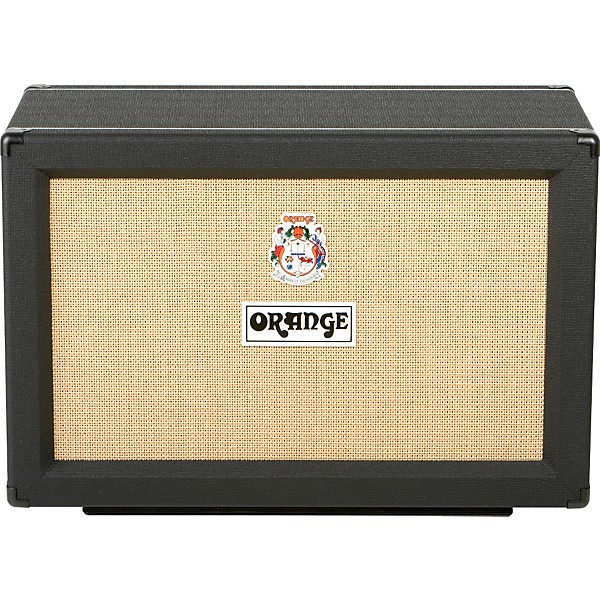 Orange Amplifiers PPC Series PPC212-C 120W 2x12 Closed-Back Guitar Speaker Cabinet Black Straight