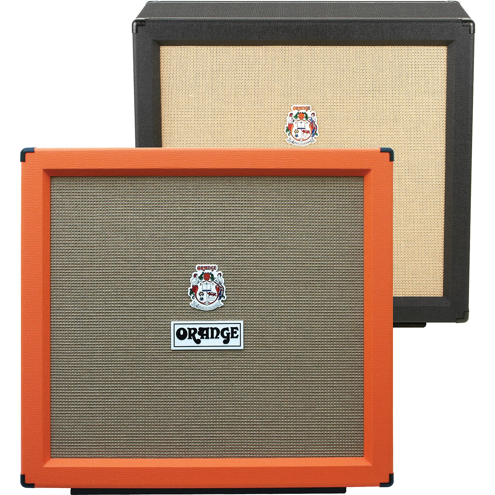 Orange Amplifiers PPC Series PPC412-C 240W 4x12 Guitar Speaker Cabinet  Black Straight