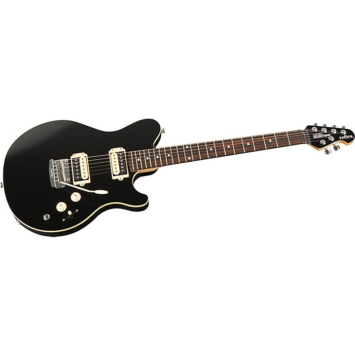 Ernie Ball Music Man Reflex Electric Guitar Black Rosewood