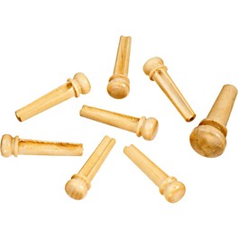 D'Addario Boxwood Bridge/End Pin Set Boxwood