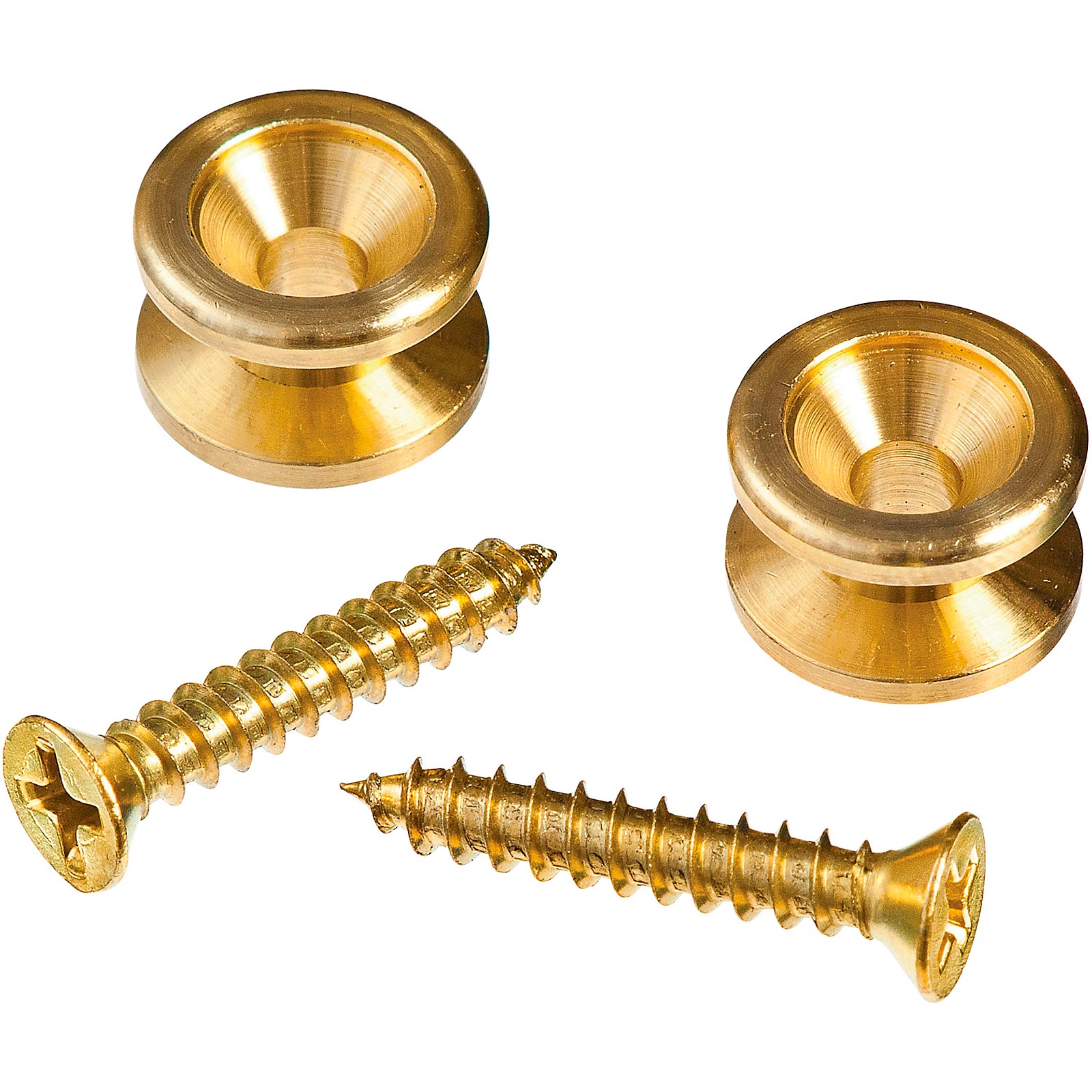 D'Addario Metal Guitar Strap Buttons Brass Guitar Center